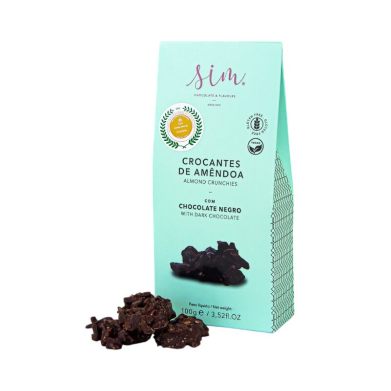 Almond Crunchies Dark Chocolate Box