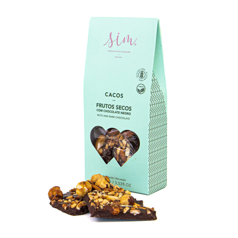 Shards of Dried Fruits Dark Chocolate Box