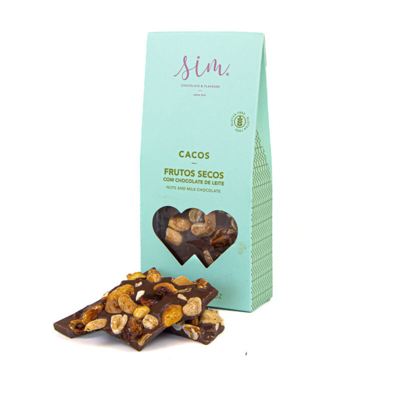 Shards of Dried Fruits Milk Chocolate Box
