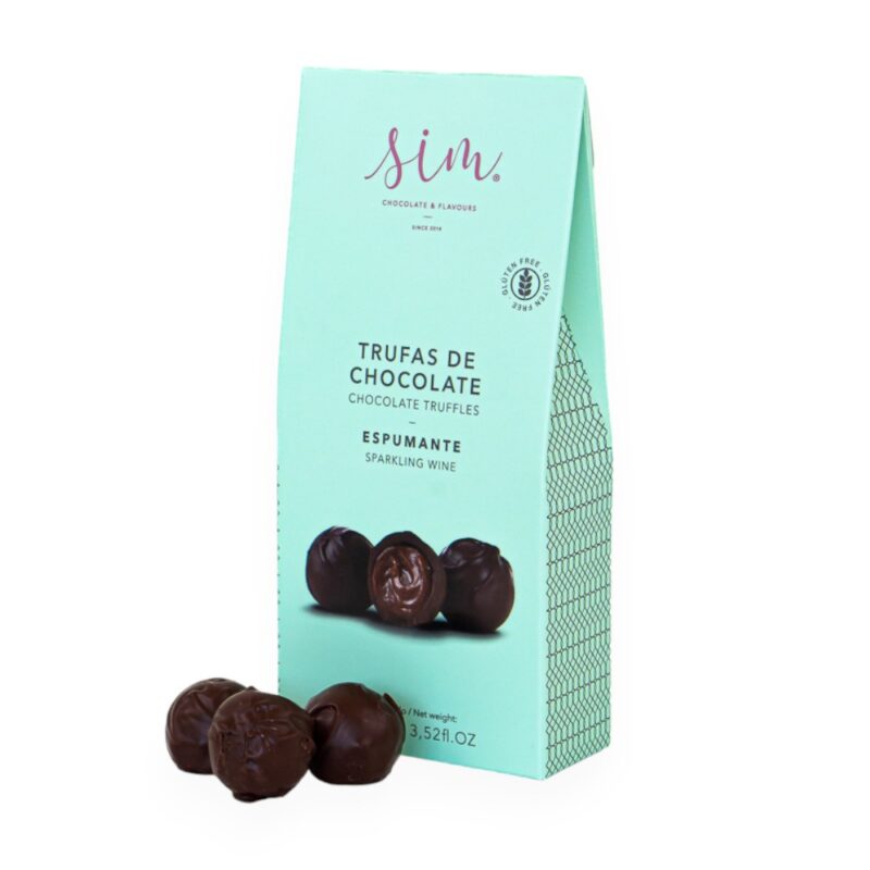 Iced or Natural Sparkling Wine Truffles Box