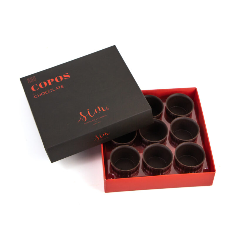 Copos de chocolate