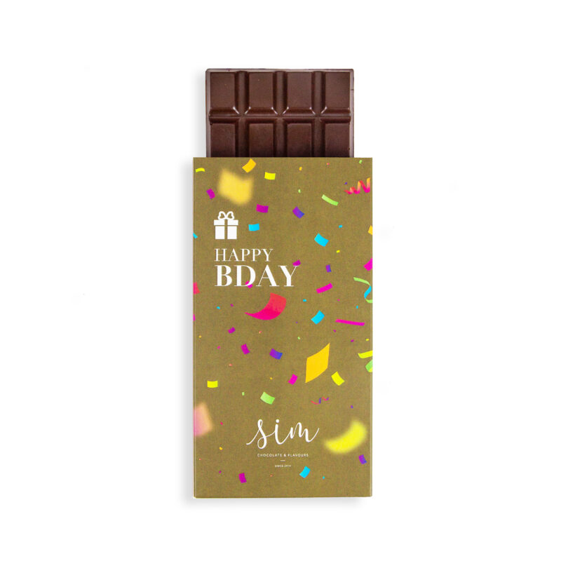 HAPPYBDAY Milk Chocolate tablet