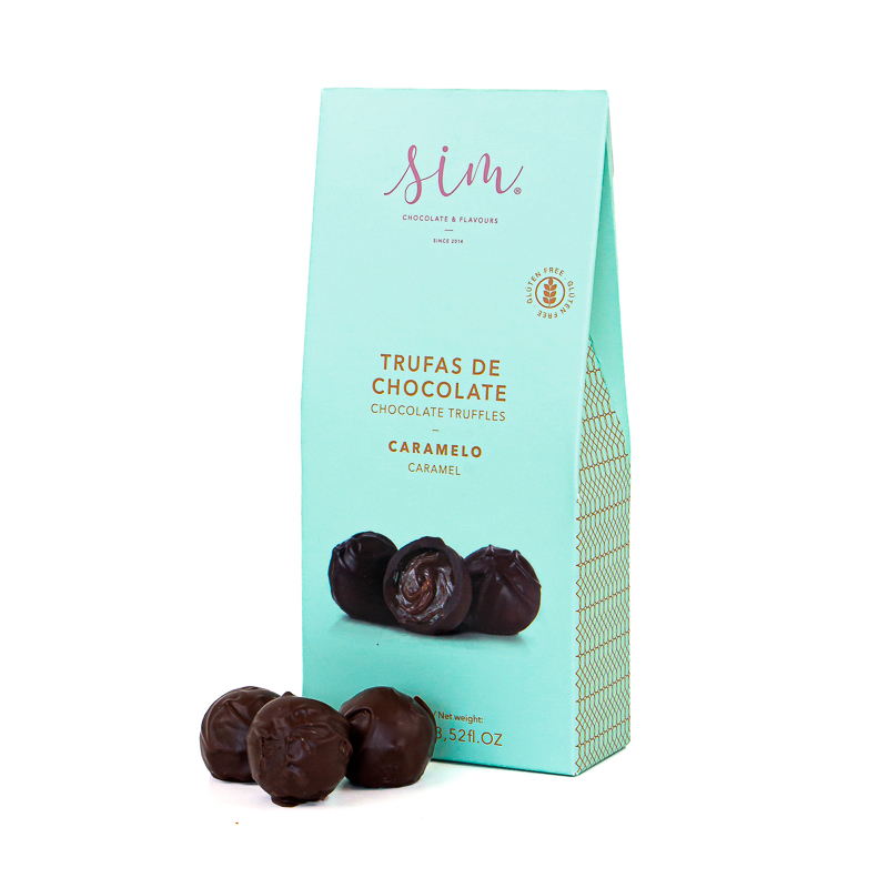 Iced or Natural Caramel Truffles Box