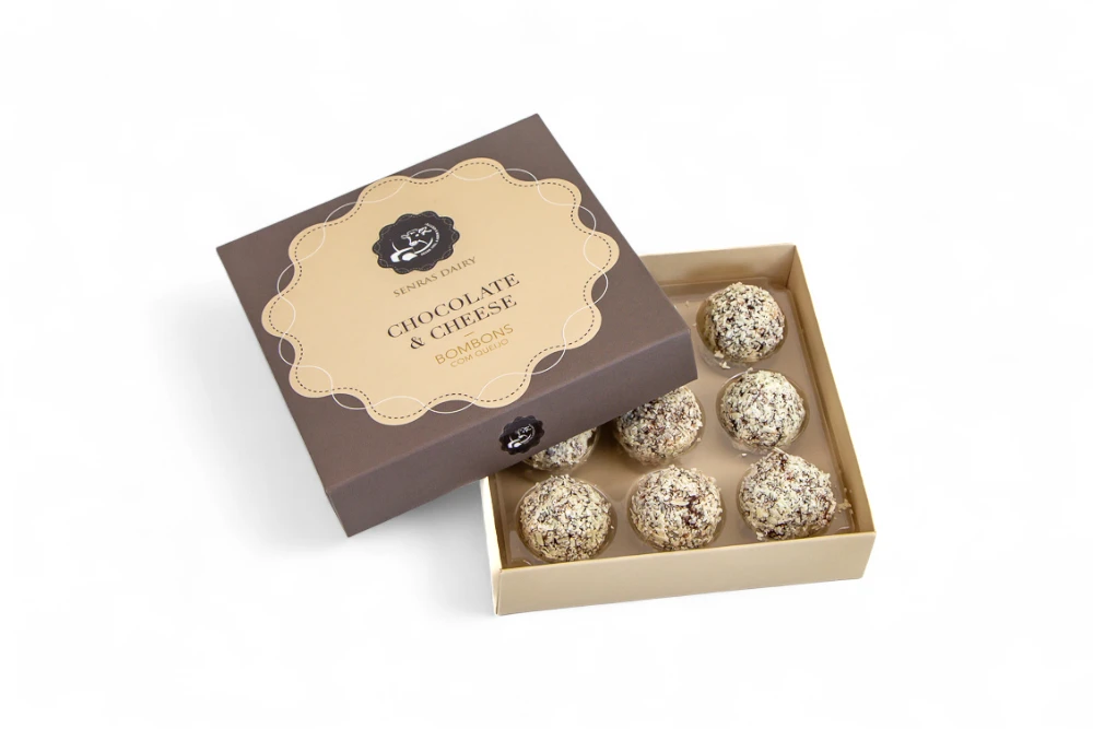 Caixa de Chocolate e Queijo Caixa de Chocolate e Queijo