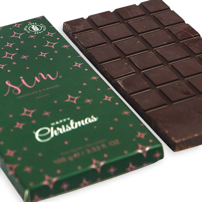 HAPPY CHRISTMAS Dark Chocolate Tablet