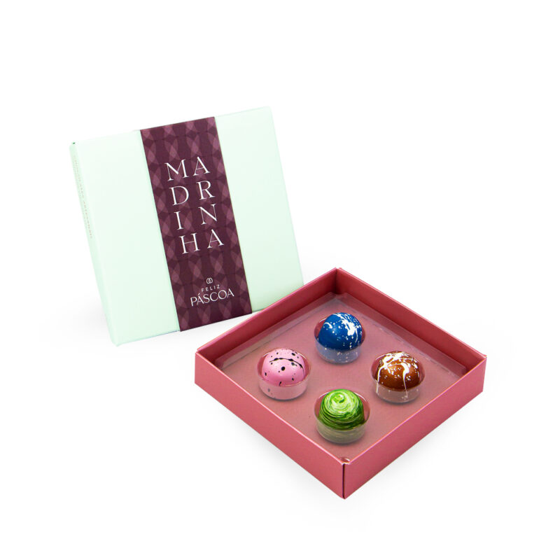Caixa Madrinha 4 Bombons