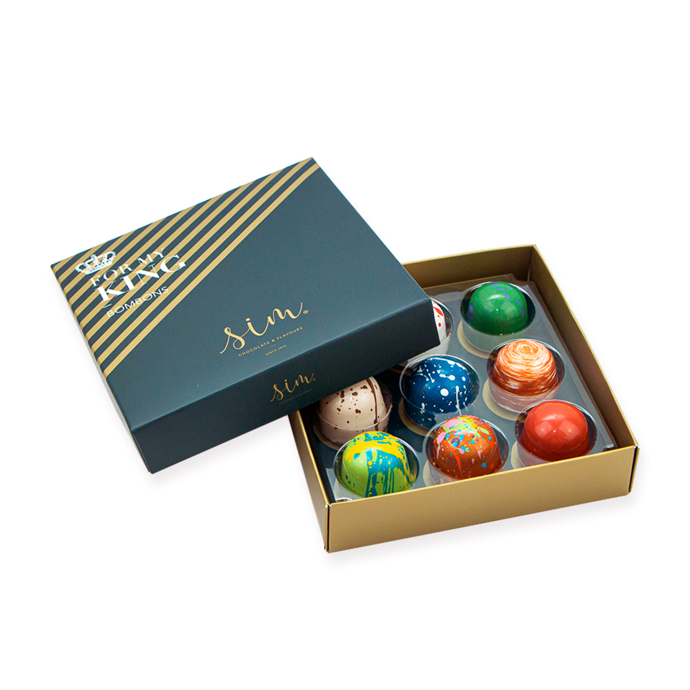 Caixa de 9 Bombons My King Caixa de 9 Bombons My King