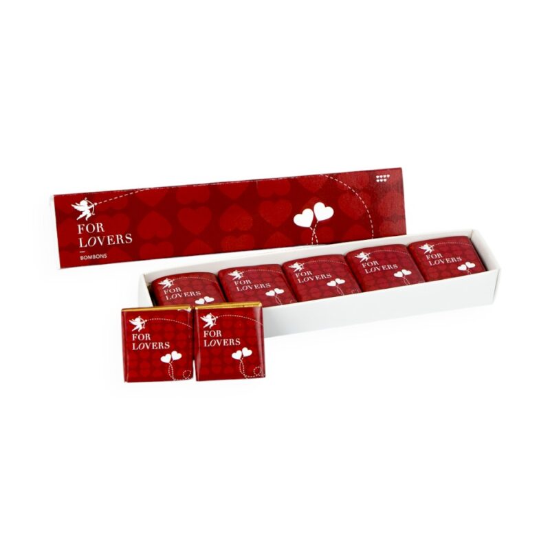 Caixa de 5 Napolitanas Chocolate Negro 70%