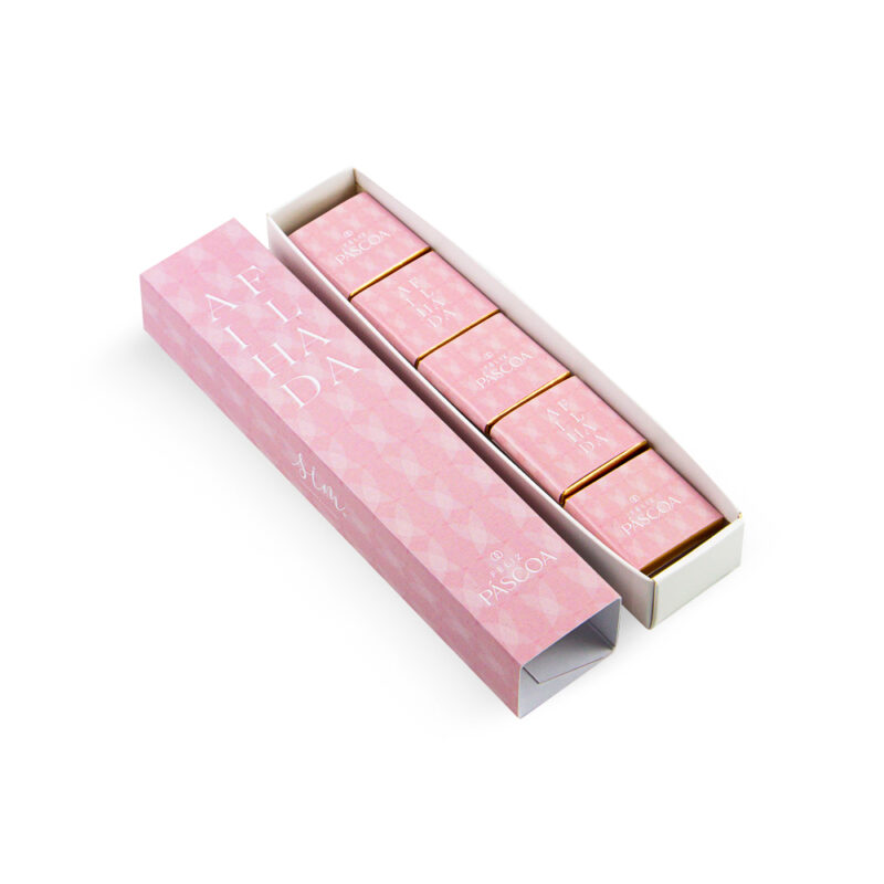 Caixa Feliz Páscoa Afilhada 5 Napolitanas