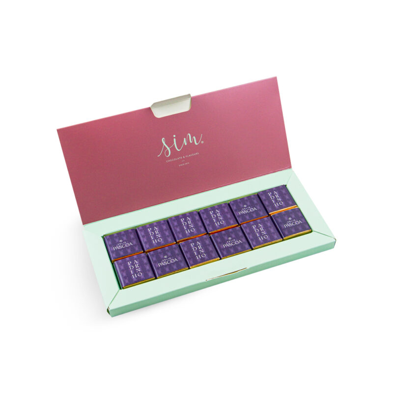 Caixa Feliz Páscoa Padrinho 12 Napolitanas Caixa Feliz Páscoa Padrinho 12 Napolitanas