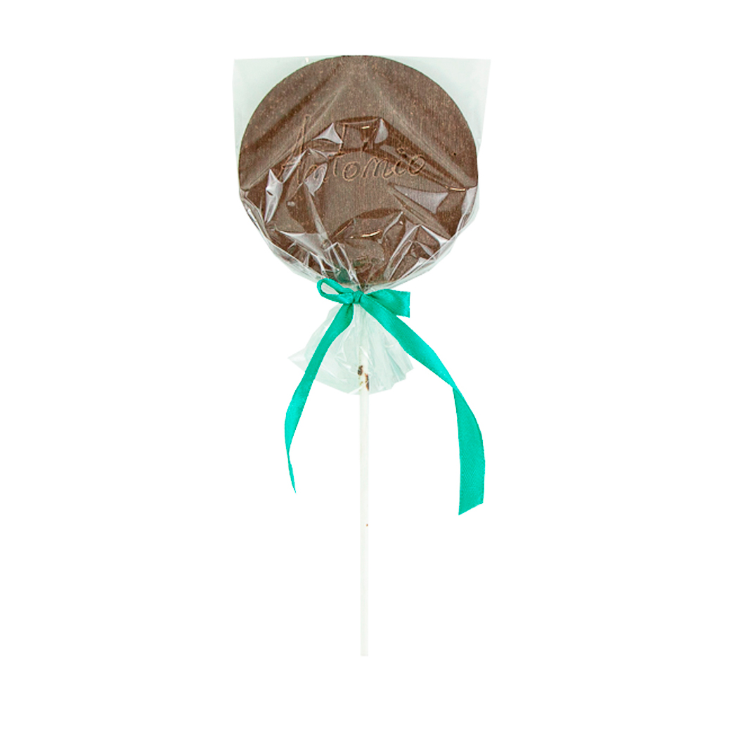 Pirulito de Chocolate de Leite Personalizável Menino 90mm Pirulito de Chocolate de Leite Personalizável Menino 90mm