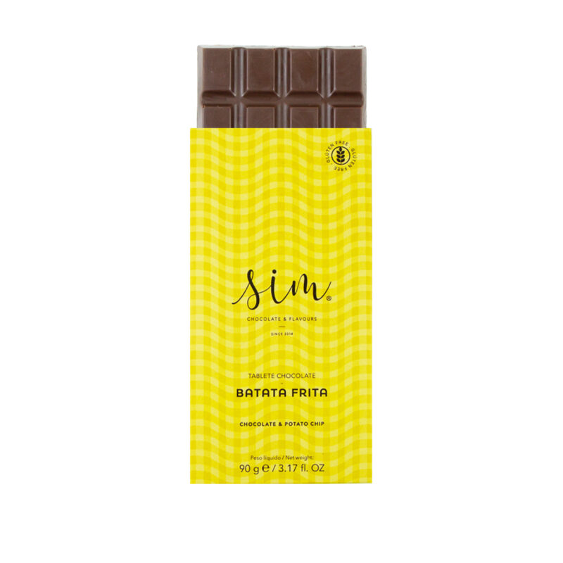 Tablete Chocolate Negro Batata Frita