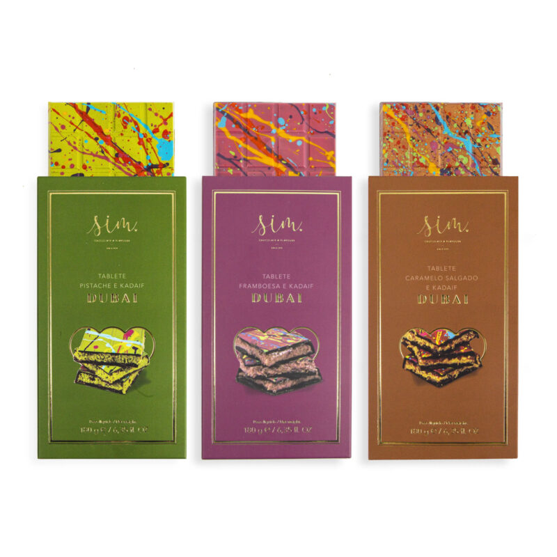 Pack Dubai 3 Tabletes de Chocolate